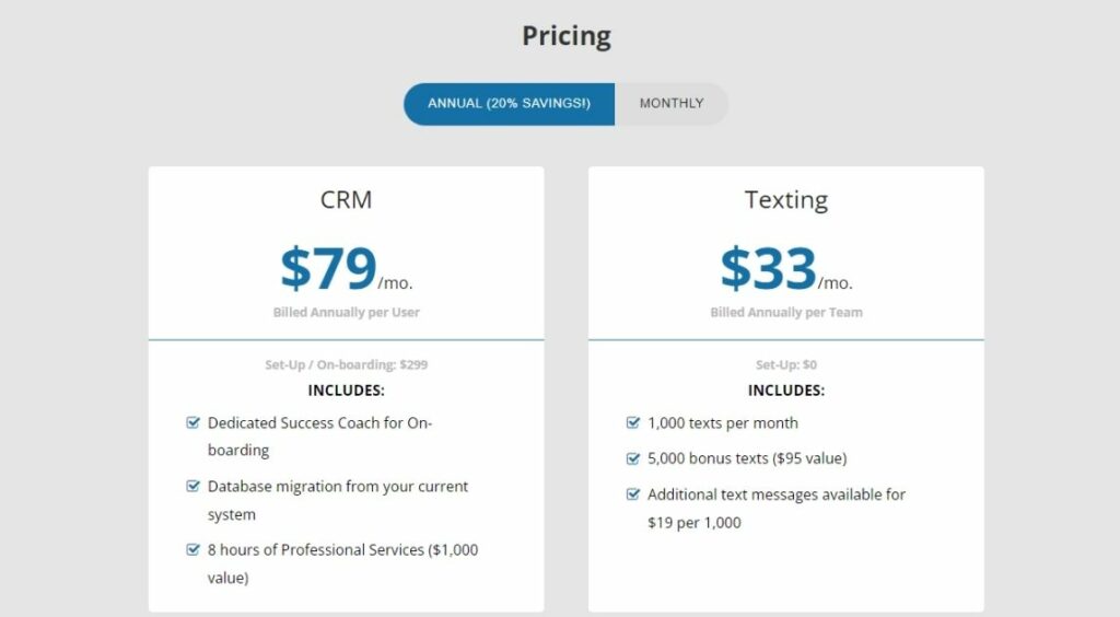 Whiteboarding pricing