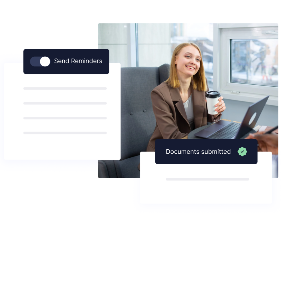 Client automated reminders system