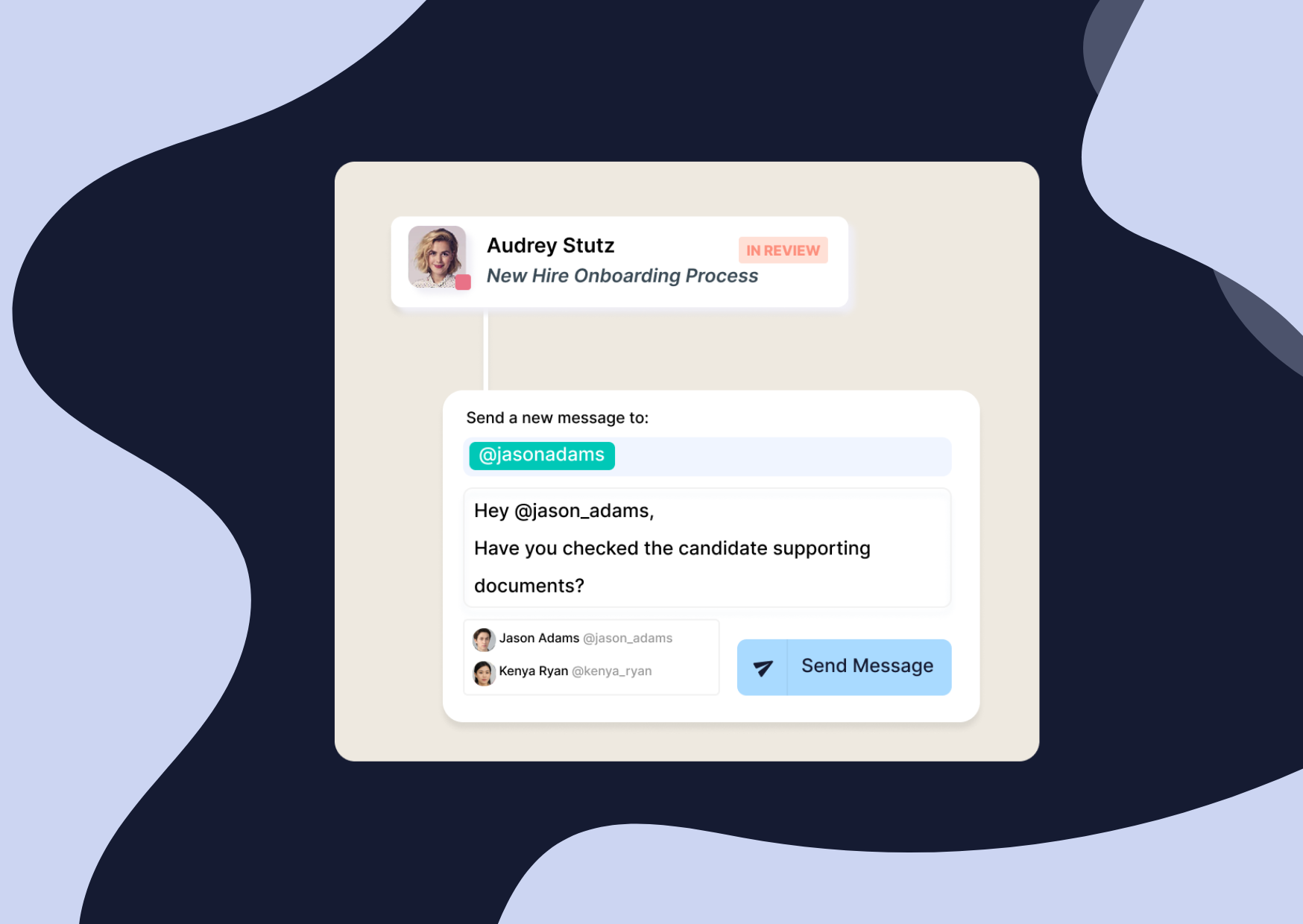 a screenshot of a chat