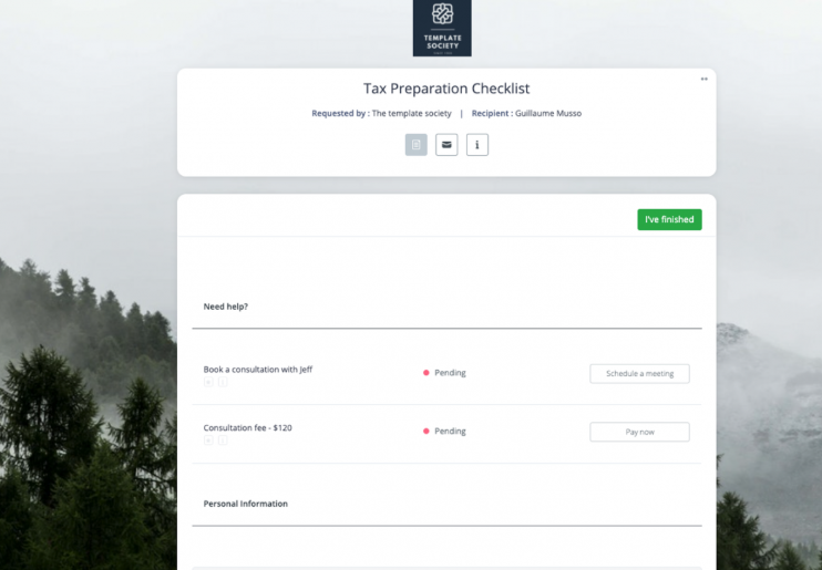 Tax Preparation Checklist