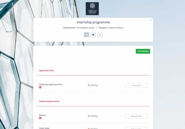 Internship Programme Application Form