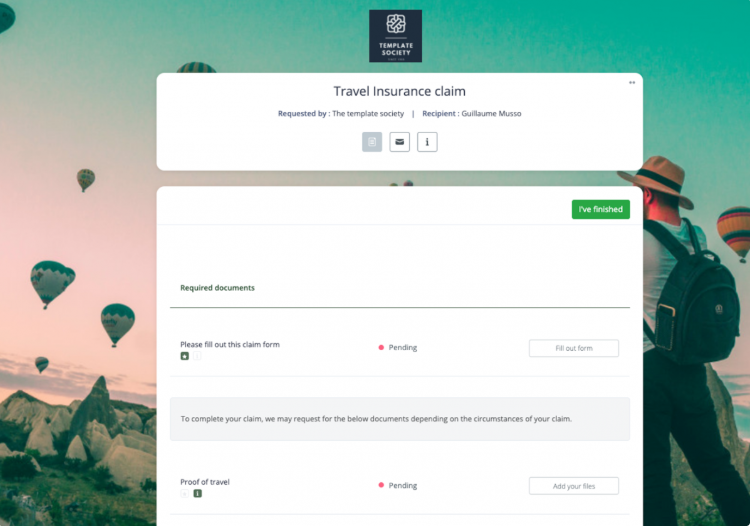 Travel Insurance claim