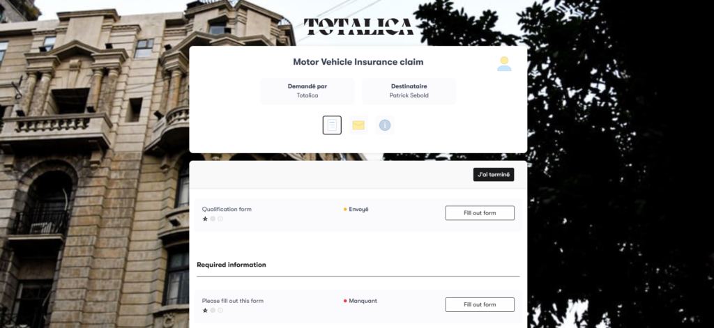 Motor Vehicle Insurance claim