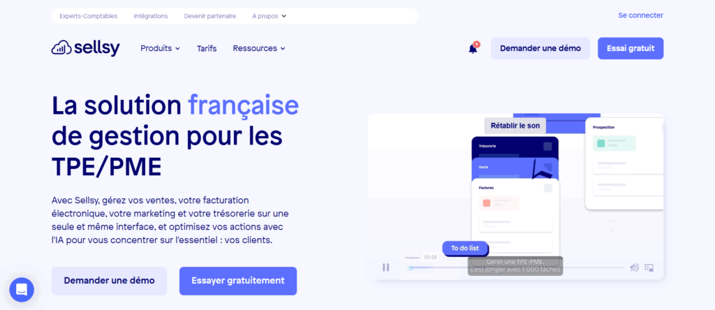 logiciel gestion pme : Sellsy