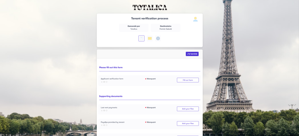 Tenant Verification Process Checklist
