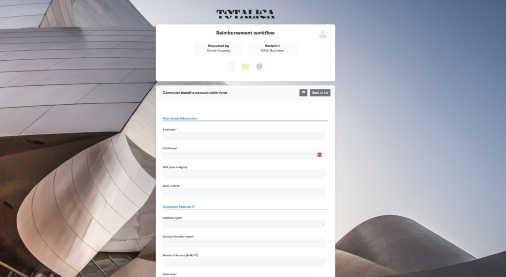 commuter benefits account claim form